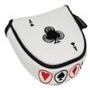 Ace of Clubs Embroidered Putter Cover - Mallet by ReadyGOLF view 1