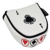 Ace of Clubs Embroidered Putter Cover - Mallet by ReadyGOLF view 2