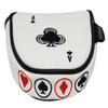 Ace of Clubs Embroidered Putter Cover - Mallet by ReadyGOLF view 3