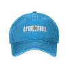 AHMOVOMAH Argentina Flag Denim Hats for Mens Womens Baseball Caps Casquette Blue view 4
