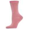 MeMoi Women's Flat-Knit Rayon Blend Crew Socks Blue Fog One Size view 1