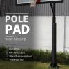 VANCL Round Basketball Pole Padding Outdoor 3-4 Inch Pole Pad Wrap Around - Waterproof Durable Basketball Pole Pads for Player Protection for Training Black/Blue Pole Pad (2" Thick Foam,72" Tall) view 4