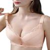 Add 2 Cups Push Up Bra Lace Bras for Women Full Coverage Sexy Padded Underwire Bra Nude 42DD view 2
