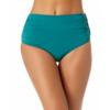 Anne Cole Convertible High-Low Shirred Bottoms Ocean Green MD view 1