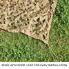 Pxzybd Outdoor Camouflage Net,Light and Durable,Sunscreen Camo Netting,for Military,Hunting,Garden,Pergola,Patio,Party Decoration,Shade Net,Car Cover Camouflage Netting,Yellow-2x5m(6.6 * 16.4ft) view 4