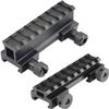 360 Tactical Low-Profile Full Size Riser Mount, 0.5" High 13 Slots Riser Mount 0.5 inch High for Scopes and Optics Three T Trading (Pack of 2-1 Inch High & 0.5" Inch Rise Mount) view 1
