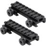360 Tactical Low-Profile Full Size Riser Mount, 0.5" High 13 Slots Riser Mount 0.5 inch High for Scopes and Optics Three T Trading (Pack of 2-0.5" Inch Rise Mount) view 4
