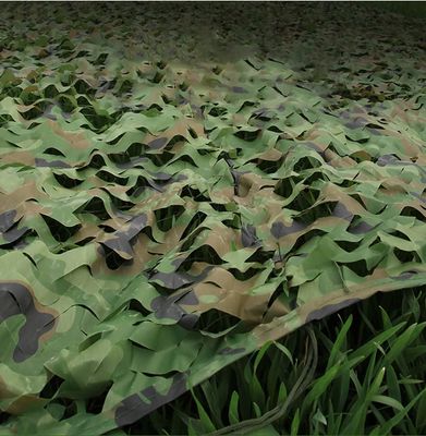 haojinmei Heavy Duty Camo Netting, Large Camouflage Netting Sunshade Mesh Net Cover, Outdoor Camping Hunting Blind Camo Net, for Military Theme Party Decoration (Size : 5X12m(16ft X 40ft))