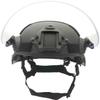 Hunting Explorer Airsoft MICH 2000 ACH Tactical Helmet with Clear Visor NVG Mount and Side Rail, Black, 11.81 x 11.34 x 7.09inch view 4