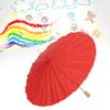 01 02 015 Doodle Umbrella, Wooden Handle Mini Paper Umbrella Environmental Friendly Tear Resistant for Painting Creation for DIY Handicrafts(red) view 4