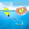 01 02 015 Tear Drop Foam Strike Indicator, High Density Fishing Float Foam Durable Convenient Practical 5Pcs for Outdoor for Fly Fishing(Fluorescent Yellow) view 4