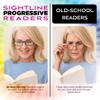 Sightline H101 Progressive Reading Glasses  Comfortable No-Line Multifocal Readers for Men & Women, Acetate Frame  Tortoise, 2.00 Magnification view 3