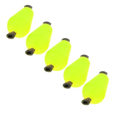 01 02 015 Fishing Float Foam, Convenient Easy to Install High Density Tear Drop Foam Strike Indicator Practical Durable for Fly Fishing for Outdoor(Fluorescent Yellow)
