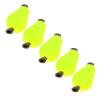 01 02 015 Fishing Float Foam, Convenient Easy to Install High Density Tear Drop Foam Strike Indicator Practical Durable for Fly Fishing for Outdoor(Fluorescent Yellow) view 1