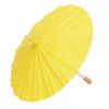 01 02 015 Doodle Umbrella, Wooden Handle Mini Paper Umbrella Environmental Friendly Tear Resistant for Painting Creation for DIY Handicrafts(Yellow) view 1