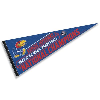 Kansas KU Jayhawks Pennant 2022 Basketball National Champions Banner