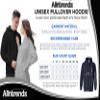 ALLNTRENDS Anime Kirito Graphic Adult Unisex Hoodie (3XL, Navy Blue) view 2