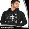 ALLNTRENDS Anime Kirito Graphic Adult Unisex Hoodie (3XL, Navy Blue) view 4