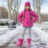 Nova Mountain Boys Girls Little Kids Winter Snow Boots,NF NFWB103 FuchsiaUnicorn 11 view 2
