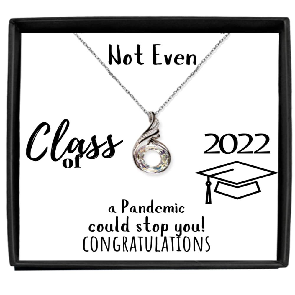 Graduation Gift for Daughter, Graduation Gift Class of 2022, School in Pandemic, Necklace for Graduation