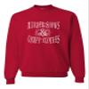 5X-Large Red Unisex Murder Shows & Comfy Clothes Funny Gift True Crime Sweatshirt Crewneck view 2