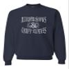 3X-Large Navy Blue Unisex Murder Shows & Comfy Clothes Funny Gift True Crime Sweatshirt Crewneck view 2