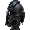 Medieval Iron Warrior Full Head Coverage Helmet System (Black) view 1