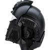 Medieval Iron Warrior Full Head Coverage Helmet System (Black) view 3