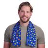 KOOLGATOR SPF 30 Cooling Towel for Face & Neck - Cooling Towels for Sports, Athletes, Gym, and Hot Weather - Men, Women & Kids, Sports Balls, 1 Pack view 1