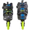 Roces Men's Helium II TIF Lightweight Breathable Adjustable Fitness Sporty Outdoor Four 84mm Wheel Inline Racing Skates with Easy Entry System & Invisible Frame, Black/Lime, 11 view 4