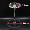 WellieSTR 1pc Fly Tying Auxiliary Tool Flasha Go Round Holder Rack, Acrylic Rotating Dispenser, White, 20.5cm to 40.5cm view 2