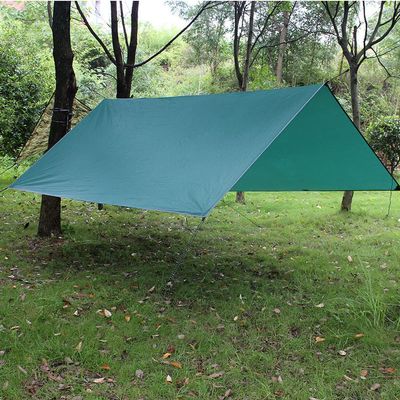 LSOAARRT 210T 300cm x 300cm - Waterproof, Lightweight,Ripstop Compact & Strong Green Tarpaulin for Camping