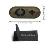 2 PCS AliPlus O+ POS Patches Blood Type Patches IR Infrared Reflective Laser Cut Patch Tactical Morale Patch Hook and Loop(2 * 1in CP) view 2