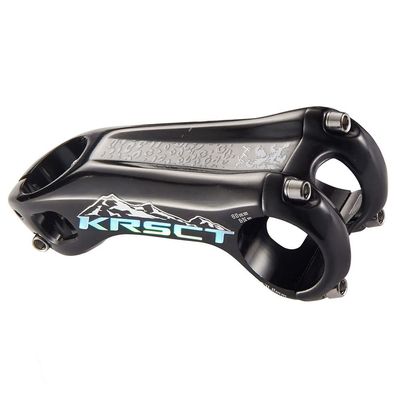 Bicycle Handlebar Stems 28.6x31.8mm Negative 20 Degree Aluminum Alloy CNC Ultra Light Hollow Handlebar Riser for Most Bicycle, Road Bike, MTB, BMX, Fixie Gear, Cycling (Black-Colorful,90mm Length)