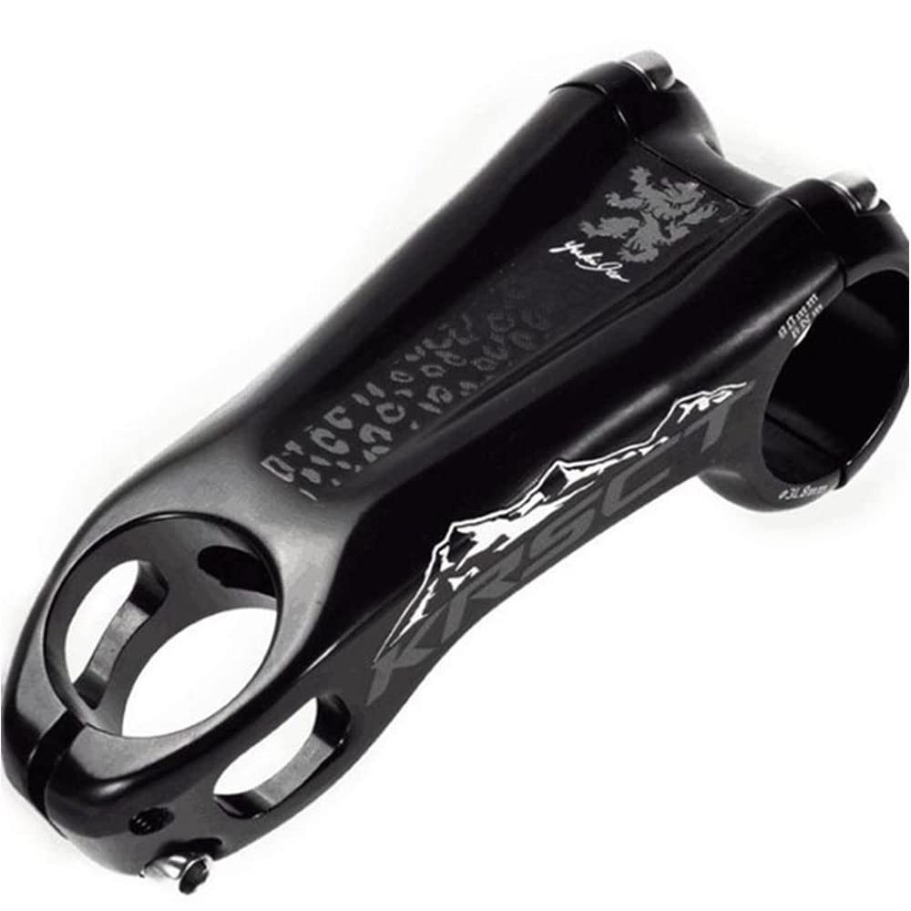 Bicycle Handlebar Stems 28.6x31.8mm Negative 20 Degree Aluminum Alloy CNC Ultra Light Hollow Handlebar Riser for Most Bicycle, Road Bike, MTB, BMX, Fixie Gear, Cycling (Black-Gray,100mm Length)