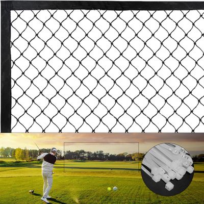 ASENVER Black Golf Barrier Netting Multifunction Sports Netting High Impact Net (10 X 13 FT)