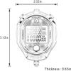 Stopwatch Timer, Digital Stop Watch with 0.001second Timing, Metal 100 Laps Memory, Rolilink Large dispaly Alarm Clock for Coach Sports Running Marathon view 4