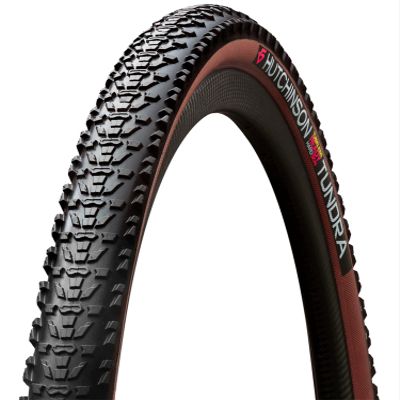 Hutchinson, Tundra TLR Hardskin Tire, Black/Tan, 700x40