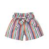 Digood Toddler Baby Girls Shorts Summer Bowknot Casual Striped Printed Cotton Shorts Elastic Waist Pants Clothes(Multicolor,4-5 Years) view 1
