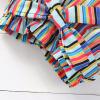 Digood Toddler Baby Girls Shorts Summer Bowknot Casual Striped Printed Cotton Shorts Elastic Waist Pants Clothes(Multicolor,4-5 Years) view 4