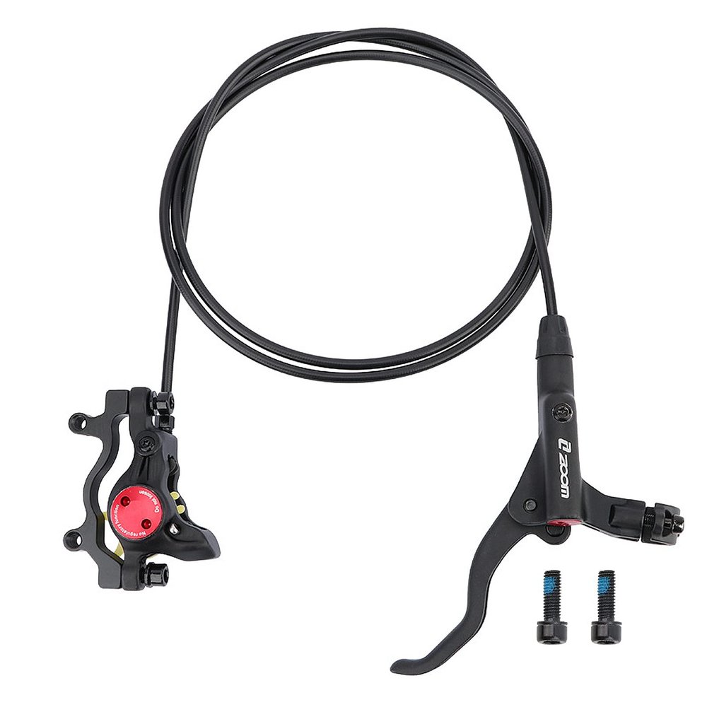 Catazer Oil Hydraulic Disc Brake Calipers with Brake Levers Oil Cable Rotor Right Side Rear 1450mm Right for MTB Mountain Bike Road Bike E-Bike Scooter Disc Brake (Black Rear)