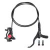 Catazer Oil Hydraulic Disc Brake Calipers with Brake Levers Oil Cable Rotor Right Side Rear 1450mm Right for MTB Mountain Bike Road Bike E-Bike Scooter Disc Brake (Black Rear) view 1