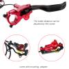 Catazer Oil Hydraulic Disc Brake Calipers with Brake Levers Oil Cable Rotor Right Side Rear 1450mm Right for MTB Mountain Bike Road Bike E-Bike Scooter Disc Brake (Black Rear) view 3