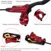 Catazer Oil Hydraulic Disc Brake Calipers with Brake Levers Oil Cable Rotor Right Side Rear 1450mm Right for MTB Mountain Bike Road Bike E-Bike Scooter Disc Brake (Black Rear) view 4