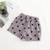 Digood Kids Sports Shorts Active Bottoms Toddler Baby Girls Boys Linen Pocket Polka Dot Elasticated Waist Shorts(Gray,3-4 Years) view 3