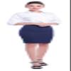 Marycrafts Women's Knee Midi Length Pencil Stretchy Work Office Skirt XS Navy view 4