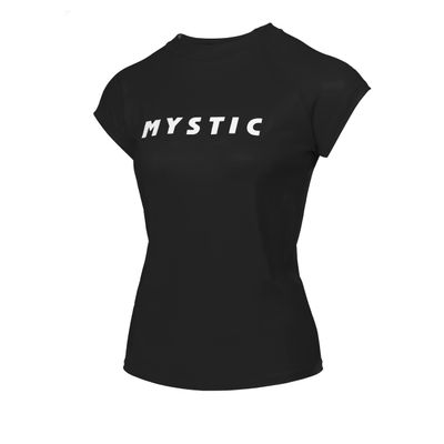 Mystic Womens Star Short-Sleeve Rashvest - Black 220296 XL
