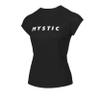 Mystic Womens Star Short-Sleeve Rashvest - Black 220296 XL view 1