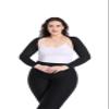 Plus Size Arm Compression Shaper Cooling Shawl Arm Sleeves Wrap Slimmer Sleeves for Women Sun Protection Comfortable & Breathable Anti-UV Golf & Outdoor Sports Driving Cooler Shrug (XL, Black) view 2