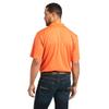 ARIAT Men's Tek Polo Shirts for Men  Henley Placket  Straight Back Yoke & Hemline  100% Polyester Fabric Koi MD One Size view 2